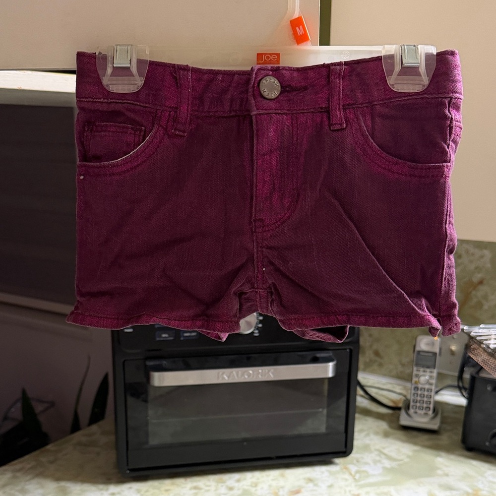 Joe's Jeans Kids Magenta Denim Shorts